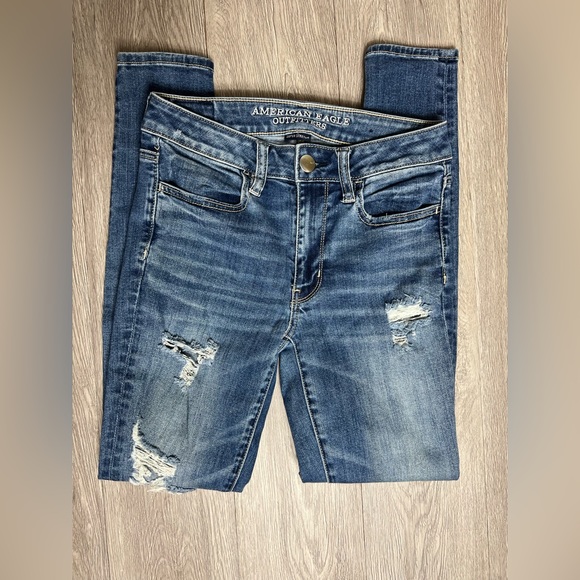 American Eagle Super Stretch Hi Rise Jegging Size 2 Regular - Picture 5 of 11